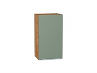 Шкаф верхний с 1-ой дверцей Фьюжн Дуб Вотан, Silky Mint, 720, 400 В*Ш*Г 716*400*320, фасад МДФ  Silky Mint, корпус  Дуб Вотан ms2510VVT_60770