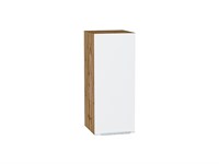 Шкаф верхний с 1-ой дверцей Фьюжн Дуб Вотан, Silky White, 720, 300 В*Ш*Г 716*300*320, фасад МДФ  Silky White, корпус  Дуб Вотан ms2510VVT_60739
