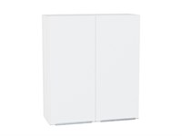 Шкаф верхний с 2-мя дверцами Фьюжн Белый, Silky White, 920, 800 В*Ш*Г 920*800*320, фасад МДФ  Silky White, корпус  Белый ms2510VVT_52045