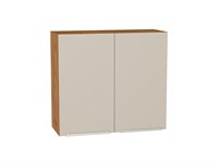 Шкаф верхний с 2-мя дверцами Фьюжн Дуб Вотан, Cream Silk, 720, 800 В*Ш*Г 716*800*320, фасад МДФ  Cream Silk, корпус  Дуб Вотан ms2510VVT_71936