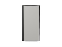 Шкаф верхний торцевой Фьюжн Graphite, Silky Light Grey, 920 В*Ш*Г 920*300*306, фасад МДФ  Silky Light Grey, корпус  Graphite ms2510VVT_66628