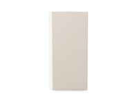 Шкаф верхний торцевой Фьюжн Белый, Cream Silk, 920 В*Ш*Г 920*300*306, фасад МДФ  Cream Silk, корпус  Белый ms2510VVT_71908