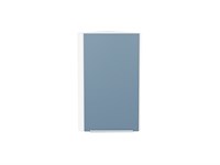 Шкаф верхний торцевой Фьюжн Белый, Silky Blue, 720 В*Ш*Г 716*300*306, фасад МДФ  Silky Blue, корпус  Белый ms2510VVT_52073