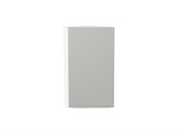Шкаф верхний торцевой Фьюжн Белый, Silky Light Grey, 720 В*Ш*Г 716*300*306, фасад МДФ  Silky Light Grey, корпус  Белый ms2510VVT_66623
