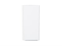 Шкаф верхний торцевой Фьюжн Белый, Silky White, 920 В*Ш*Г 920*300*306, фасад МДФ  Silky White, корпус  Белый ms2510VVT_52074