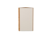 Шкаф верхний торцевой Фьюжн Дуб Вотан, Cream Silk, 720 В*Ш*Г 716*300*306, фасад МДФ  Cream Silk, корпус  Дуб Вотан ms2510VVT_71943