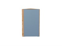 Шкаф верхний торцевой Фьюжн Дуб Вотан, Silky Blue, 720 В*Ш*Г 716*300*306, фасад МДФ  Silky Blue, корпус  Дуб Вотан ms2510VVT_60847