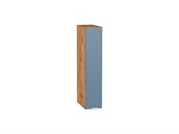 Шкаф верхний бутылочница Фьюжн Дуб Вотан, Silky Blue, 150 В*Ш*Г 716*150*320, фасад МДФ  Silky Blue, корпус  Дуб Вотан ms2510VVT_60605