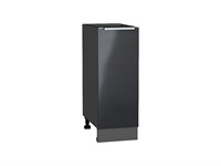 Шкаф нижний с 1-ой дверцей Фьюжн Graphite, Anthracite, 300 В*Ш*Г 816*300*480, фасад МДФ  Anthracite, корпус  Graphite ms2510VVT_36808