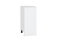Шкаф нижний с 1-ой дверцей Фьюжн Белый, Silky White, 350 В*Ш*Г 816*350*480, фасад МДФ  Silky White, корпус  Белый ms2510VVT_65126