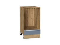 Шкаф нижний под духовку Фьюжн Дуб Вотан, Silky Blue, 450 В*Ш*Г 816*450*476, фасад МДФ  Silky Blue, корпус  Дуб Вотан ms2510VVT_67086