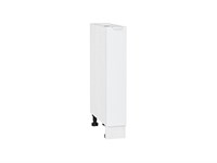 Шкаф нижний бутылочница Фьюжн Белый, Silky White, 150 В*Ш*Г 816*150*480, фасад МДФ  Silky White, корпус  Белый ms2510VVT_52101