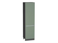 Шкаф пенал с 2-мя дверцами Фьюжн Graphite, Silky Mint, 2340, 600 В*Ш*Г 2336*600*576, фасад МДФ  Silky Mint, корпус  Graphite ms2510VVT_52344