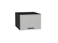 Шкаф верхний горизонтальный глубокий Фрейм Graphite, Grey Silk, 500 В*Ш*Г 358*500*580, фасад МДФ  Grey Silk, корпус  Graphite ms2510VVT_68877