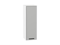 Шкаф верхний с 1-ой дверцей Фрейм Белый, Grey Silk, 920, 300 В*Ш*Г 920*300*324, фасад МДФ  Grey Silk, корпус  Белый ms2510VVT_68921