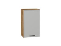 Шкаф верхний с 1-ой дверцей Фрейм Дуб Вотан, Grey Silk, 720, 450 В*Ш*Г 716*450*324, фасад МДФ  Grey Silk, корпус  Дуб Вотан ms2510VVT_68930