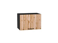 Шкаф верхний горизонтальный Флэт Graphite, Wotan Oak 2S, 360, 500 В*Ш*Г 358*500*318, фасад ЛДСП  Wotan Oak 2S, корпус  Graphite ms2510VVT_52582