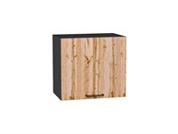 Шкаф верхний горизонтальный Флэт Graphite, Wotan Oak 2S, 460, 500 В*Ш*Г 458*500*318, фасад ЛДСП  Wotan Oak 2S, корпус  Graphite ms2510VVT_57181