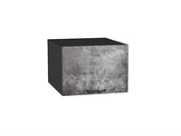 Шкаф верхний горизонтальный глубокий Флэт Graphite, Temple Stone 2S, 500 В*Ш*Г 358*500*574, фасад ЛДСП  Temple Stone 2S, корпус  Graphite ms2510VVT_52573
