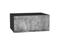 Шкаф верхний горизонтальный глубокий Флэт Graphite, Temple Stone 2S, 800 В*Ш*Г 358*800*574, фасад ЛДСП  Temple Stone 2S, корпус  Graphite ms2510VVT_52575