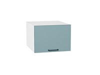 Шкаф верхний горизонтальный глубокий Флэт Белый, Grey-green In 2S, 500 В*Ш*Г 358*500*574, фасад ЛДСП  Grey-green In 2S, корпус  Белый ms2510VVT_56866