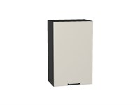 Шкаф верхний с 1-ой дверцей Флэт Graphite, Cashmere In 2S, 720, 450 В*Ш*Г 716*450*318, фасад ЛДСП  Cashmere In 2S, корпус  Graphite ms2510VVT_55765