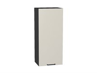 Шкаф верхний с 1-ой дверцей Флэт Graphite, Cashmere In 2S, 920, 400 В*Ш*Г 920*400*318, фасад ЛДСП  Cashmere In 2S, корпус  Graphite ms2510VVT_55769