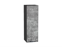 Шкаф верхний с 1-ой дверцей Флэт Graphite, Temple Stone 2S, 920, 300 В*Ш*Г 920*300*318, фасад ЛДСП  Temple Stone 2S, корпус  Graphite ms2510VVT_52631