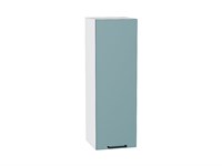 Шкаф верхний с 1-ой дверцей Флэт Белый, Grey-green In 2S, 920, 300 В*Ш*Г 920*300*318, фасад ЛДСП  Grey-green In 2S, корпус  Белый ms2510VVT_56900