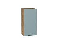 Шкаф верхний с 1-ой дверцей Флэт Дуб Вотан, Grey-green In 2S, 720, 350 В*Ш*Г 716*350*318, фасад ЛДСП  Grey-green In 2S, корпус  Дуб Вотан ms2510VVT_65161