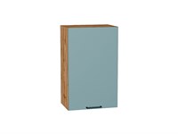 Шкаф верхний с 1-ой дверцей Флэт Дуб Вотан, Grey-green In 2S, 720, 450 В*Ш*Г 716*450*318, фасад ЛДСП  Grey-green In 2S, корпус  Дуб Вотан ms2510VVT_62432