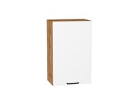 Шкаф верхний с 1-ой дверцей Флэт Дуб Вотан, White In 2S, 720, 450 В*Ш*Г 716*450*318, фасад ЛДСП  White In 2S, корпус  Дуб Вотан ms2510VVT_62414