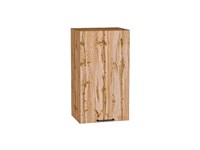 Шкаф верхний с 1-ой дверцей Флэт Дуб Вотан, Wotan Oak 2S, 720, 400 В*Ш*Г 716*400*318, фасад ЛДСП  Wotan Oak 2S, корпус  Дуб Вотан ms2510VVT_62440