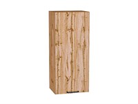 Шкаф верхний с 1-ой дверцей Флэт Дуб Вотан, Wotan Oak 2S, 920, 400 В*Ш*Г 920*400*318, фасад ЛДСП  Wotan Oak 2S, корпус  Дуб Вотан ms2510VVT_62445