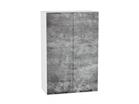 Шкаф верхний с 2-мя дверцами Флэт Белый, Temple Stone 2S, 920, 600 В*Ш*Г 920*600*318, фасад ЛДСП  Temple Stone 2S, корпус  Белый ms2510VVT_52646