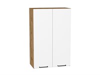 Шкаф верхний с 2-мя дверцами Флэт Дуб Вотан, White In 2S, 920, 600 В*Ш*Г 920*600*318, фасад ЛДСП  White In 2S, корпус  Дуб Вотан ms2510VVT_62470