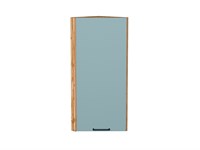 Шкаф верхний торцевой Флэт Дуб Вотан, Grey-green In 2S, 920 В*Ш*Г 920*300*306, фасад ЛДСП  Grey-green In 2S, корпус  Дуб Вотан ms2510VVT_62338