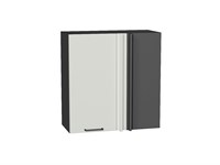 Шкаф верхний прямой угловой Флэт Graphite, Cashmere In 2S, 720, 700 В*Ш*Г 716*700*345, фасад ЛДСП  Cashmere In 2S, корпус  Graphite ms2510VVT_60166
