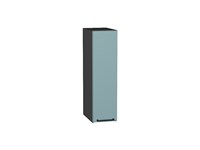 Шкаф верхний бутылочница Флэт Graphite, Grey-green In 2S, 720, 200 В*Ш*Г 716*200*318, фасад ЛДСП  Grey-green In 2S, корпус  Graphite ms2510VVT_55621