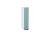 Шкаф верхний бутылочница Флэт Белый, Grey-green In 2S, 150 В*Ш*Г 716*150*318, фасад ЛДСП  Grey-green In 2S, корпус  Белый ms2510VVT_56859