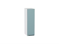 Шкаф верхний бутылочница Флэт Белый, Grey-green In 2S, 720, 200 В*Ш*Г 716*200*318, фасад ЛДСП  Grey-green In 2S, корпус  Белый ms2510VVT_56860