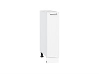 Шкаф нижний с 1-ой дверцей Флэт Белый, White In 2S, 200 В*Ш*Г 816*200*478, фасад ЛДСП  White In 2S, корпус  Белый ms2510VVT_66200