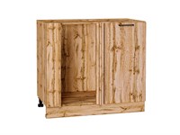 Шкаф нижний угловой Флэт Дуб Вотан, Wotan Oak 2S В*Ш*Г 816*890*478, фасад ЛДСП  Wotan Oak 2S, корпус  Дуб Вотан ms2510VVT_62607