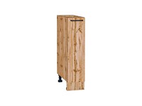 Шкаф нижний бутылочница Флэт Дуб Вотан, Wotan Oak 2S, 200 В*Ш*Г 816*200*478, фасад ЛДСП  Wotan Oak 2S, корпус  Дуб Вотан ms2510VVT_62506