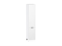 Шкаф пенал с 2-мя дверцами Флэт Белый, White In 2S, 2140, 400 В*Ш*Г 2132*400*574, фасад ЛДСП  White In 2S, корпус  Белый ms2510VVT_55728