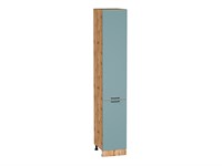 Шкаф пенал с 2-мя дверцами Флэт Дуб Вотан, Grey-green In 2S, 2340, 400 В*Ш*Г 2336*400*574, фасад ЛДСП  Grey-green In 2S, корпус  Дуб Вотан ms2510VVT_62639