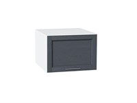 Шкаф верхний горизонтальный глубокий Сканди Белый, Graphite Softwood, 500 В*Ш*Г 358*500*576, фасад МДФ  Graphite Softwood, корпус  Белый ms2510VVT_45316