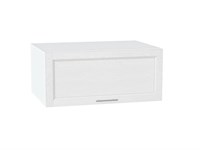 Шкаф верхний горизонтальный глубокий Сканди Белый, White Softwood, 800 В*Ш*Г 358*800*576, фасад МДФ  White Softwood, корпус  Белый ms2510VVT_56126