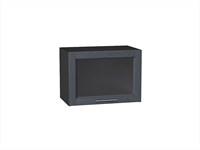 Шкаф верхний горизонтальный остекленный Сканди Graphite, Graphite Softwood, 500 В*Ш*Г 358*500*320, фасад МДФ/Стекло  Graphite Softwood, корпус  Graphite ms2510VVT_41268