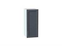 Шкаф верхний с 1-ой дверцей Сканди Белый, Graphite Softwood, 720, 300 В*Ш*Г 716*300*320, фасад МДФ  Graphite Softwood, корпус  Белый ms2510VVT_41314